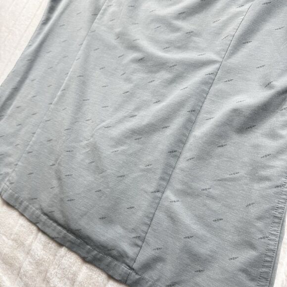 Vuori Shirt SS Bridge Button Down Mens L Blue All Over Print Stretch Performance - Picture 11 of 12